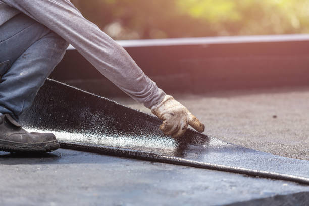Professional Crawl Space Encapsulation technician working in Penn Yan, NY